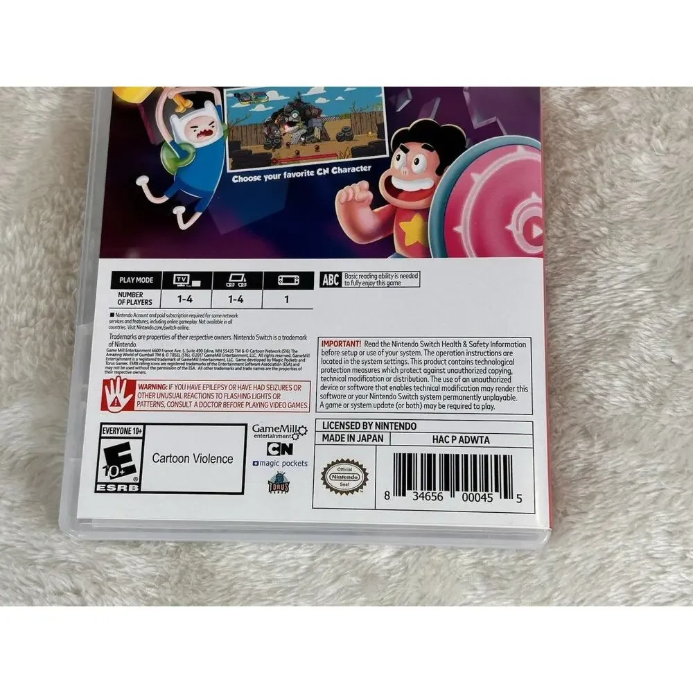 Cartoon Network: Battle Crashers Game (Nintendo Switch, 2017) Tested Working